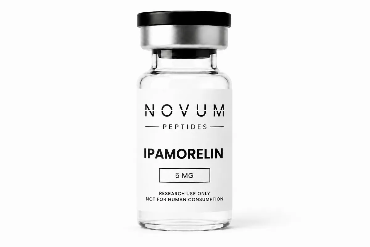Ipamorelin peptide vial