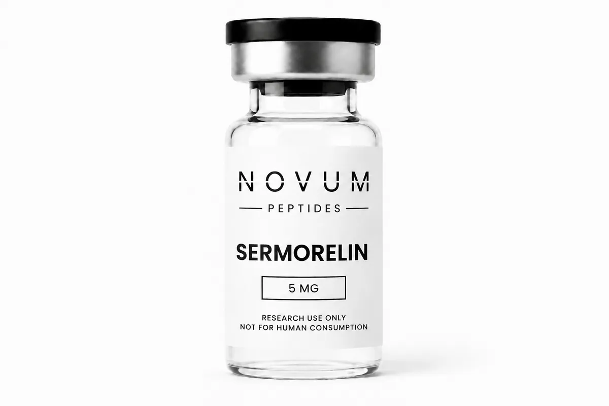 Sermorelin peptide vial
