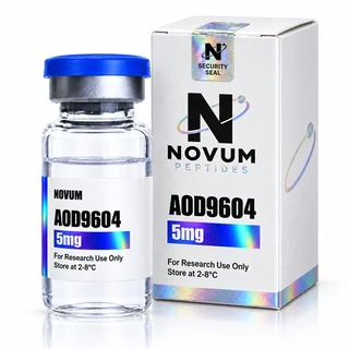 AOD9604 5 mg vial and box